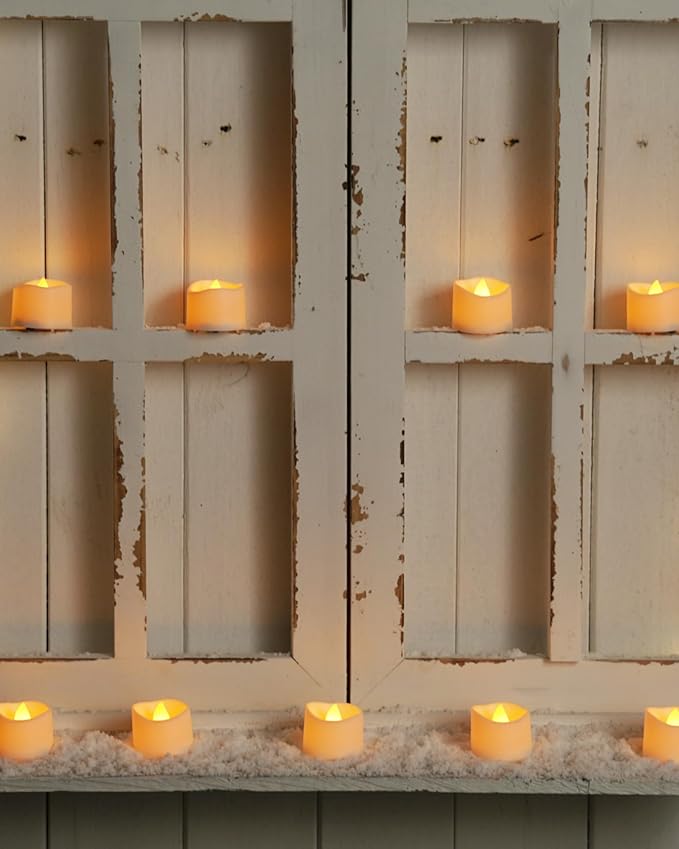 Homemory 24-Pack Flameless LED Tea Lights Candles Battery Operated, 200+Hour - Image 5