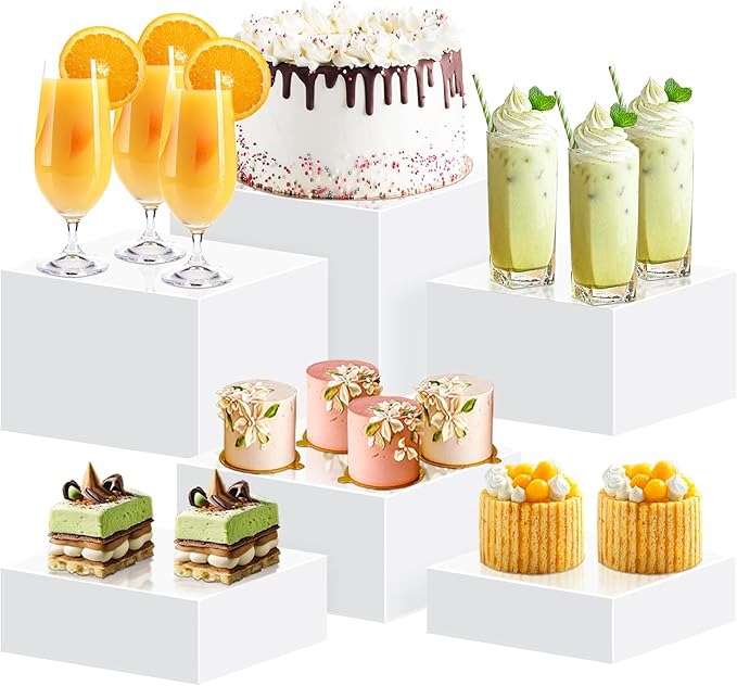 6Pcs Buffet Risers, Food Risers by Unknown