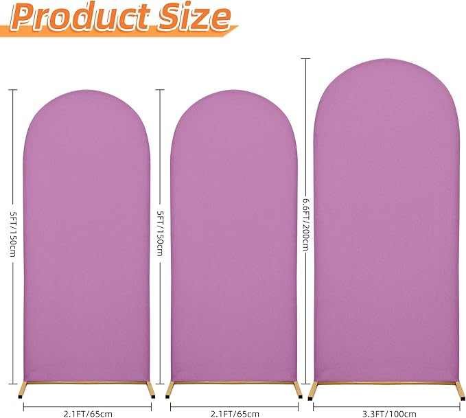 7.2FT Wedding Arch Covers Arch Backdrop Cover Arch Stand Covers Set Arch Cover - Image 2
