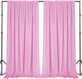 Sugargirl 10x10FT Pink Backdrop Curtains Polyester Photo Backdrop Drapes by Sugargirl