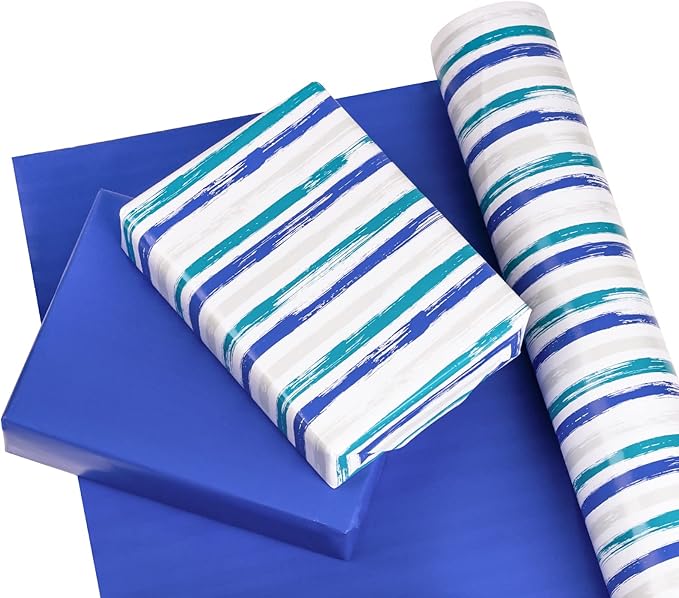 WRAPAHOLIC 30 Inch Reversible Wrapping Paper Roll - Image 3