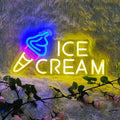 Ice Cream Neon Sign Ice Cream Light Ice Cream Signs by INSNEnNNeonSignsFactory1999