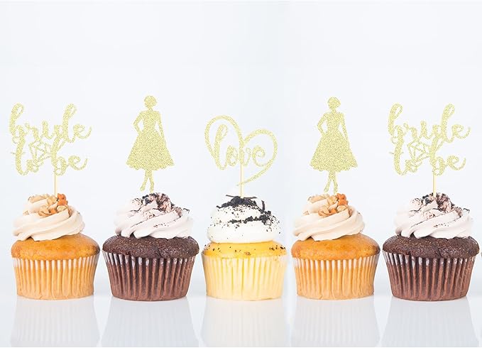 Sotpot 24PCS Bride to Be Cupcake Toppers - Image 6