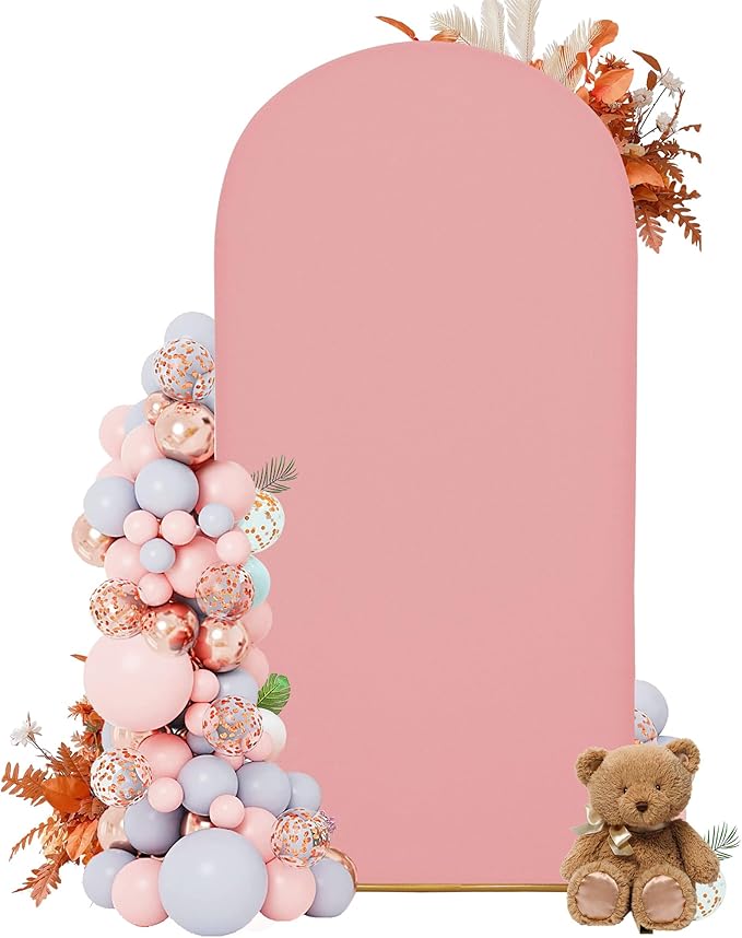 6.6FT Wedding Arch Covers Arch Backdrop Cover Arch Stand Covers Set Arch Cover by Unknown