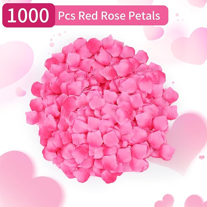 1000 Pcs Artificial Fake Rose Petals, Flower Petals - Image 2