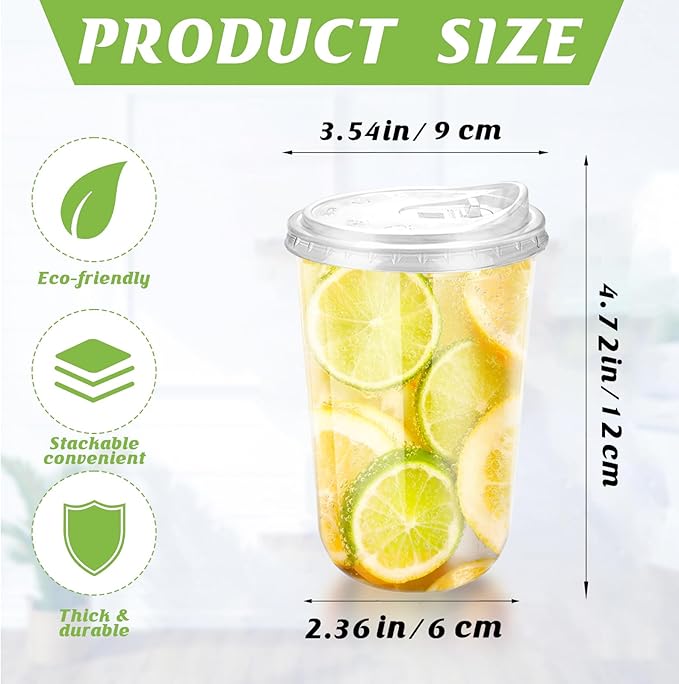 16oz Disposable Stemless Glasses - Image 2