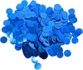 Blue Foil Confetti, Round Dots Glitter Table Confetti, Sparkling by Tim%26Lin