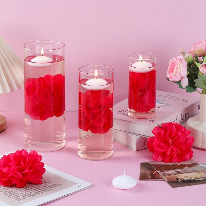 24 Pcs Floating Candles for Centerpieces and Floating Flowers Vase Fillers for - Image 2