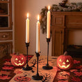 CHILL RECIPE Black Candlestick Holder Tall Taper Candle Holder by Unknown