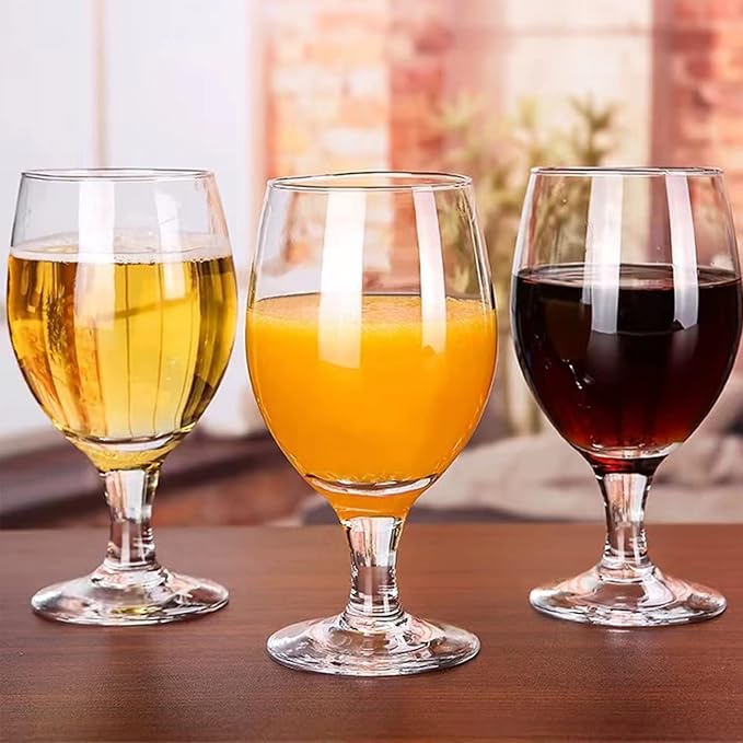 13 OZ Red&White Wine Glasses, Home Bar - Image 5