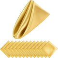 Aneco 12 Pieces Satin Napkin Square 20 x 20 Inches Dinner Napkins Weddings by Aneco