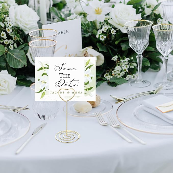 MAQUITA 36pcs Place Card Holder, Table Number Holders, Table Card Holders - Image 6