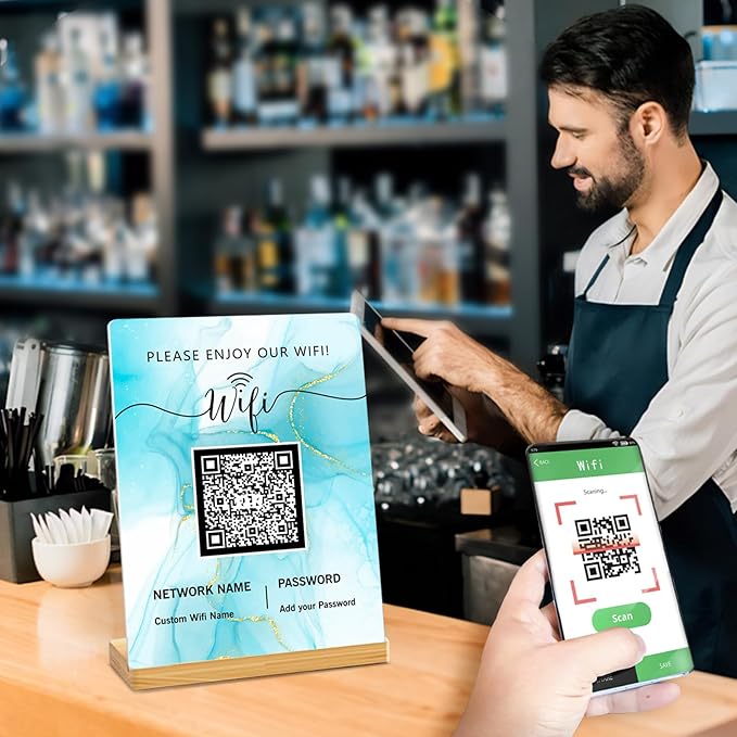 Personalized Custom Metal QR Code Sign Venmo Cashapp Scan to Pay - Image 5