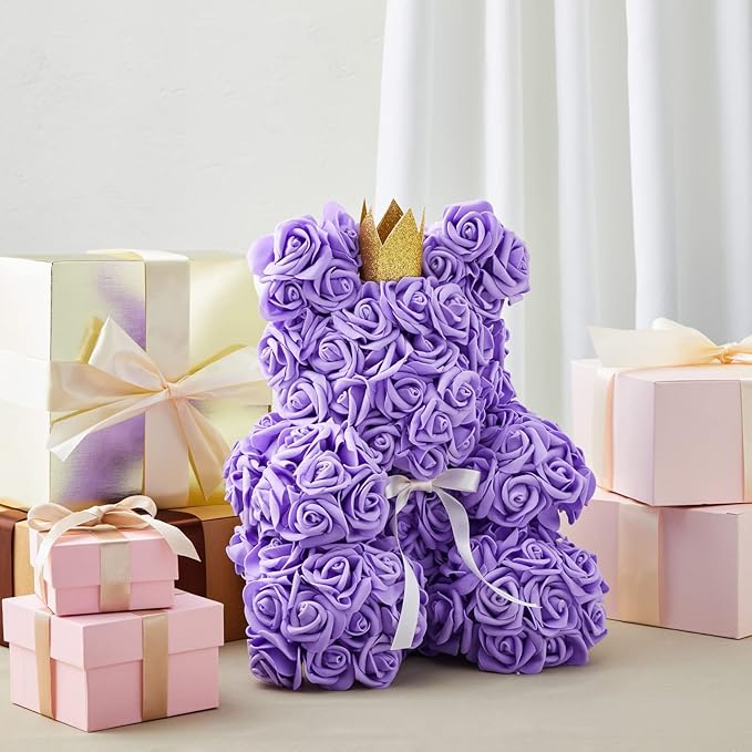 Juvale 100-Pack Purple Faux Flowers - Image 2