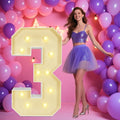 Marquee Light Up Numbers: 4FT Large Decorative Letters Signs by Unknown