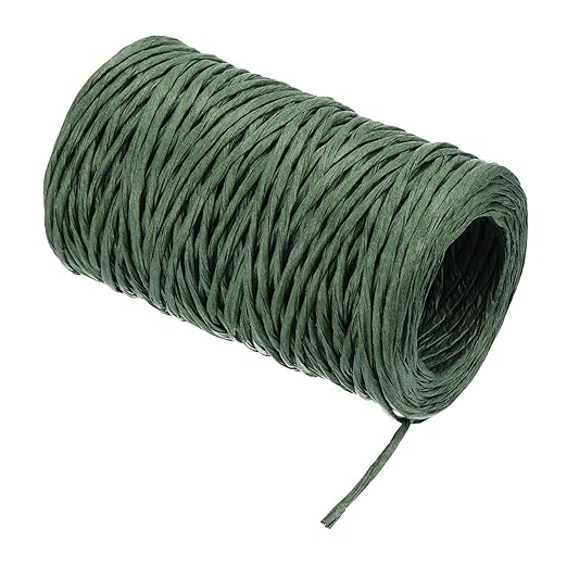 PATIKIL 164 Feet Floral Bind Wire Wrap Twine, 2mm Green Paper-Wrapped Iron Wire - Image 3