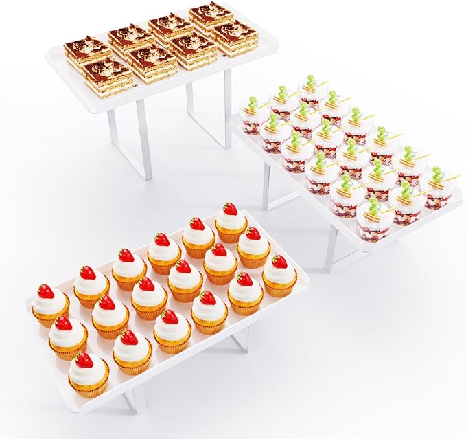 3 Pieces Cupcake Stand Holder, Parties Events - Image 9
