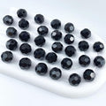 50 PCS 10mm Crystal Glass Beads Round Multiple Faceted Loose Spacer Glass Beads by Tingoons