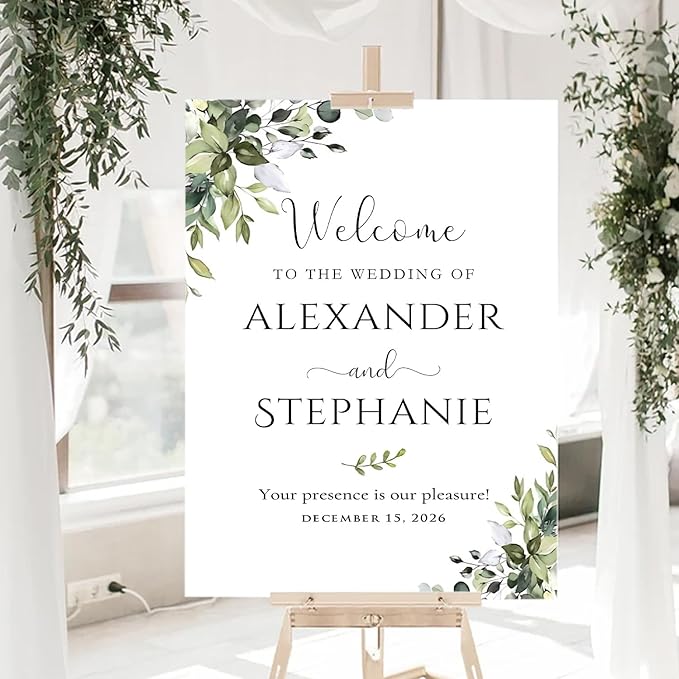 Welcome to Our Wedding Sign - Image 2
