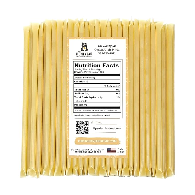 The Honey Jar Vanilla Flavored Honey Sticks - Image 2