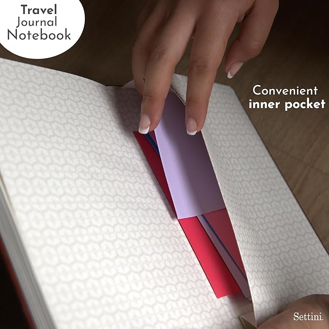 SETTINI Lined Journal, 192 Archival-Quality Pages, QuillEase Bleed-Free Paper - Image 10