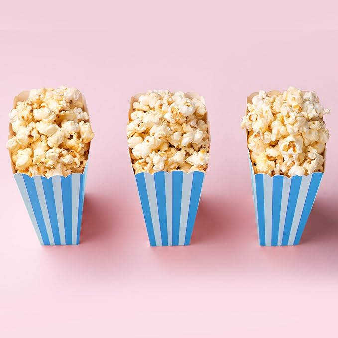 50 Pcs Popcorn Boxes Mini Paper Popcorn Box Cardboard Popcorn Container - Image 5