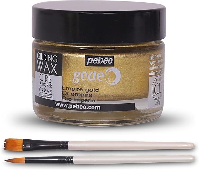 Pebeo Gilding Wax 30ml – Empire Gold Gilding Wax by MoshifyBundledBrands
