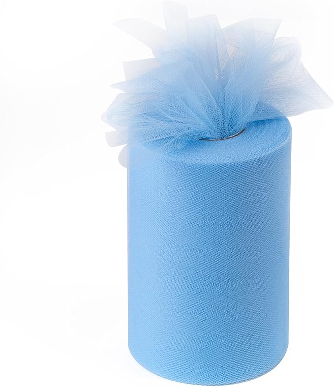 Watermelon red Tulle Fabric Rolls 6 Inch by 100 Yards Tulle Roll Spool Fabric - Image 4