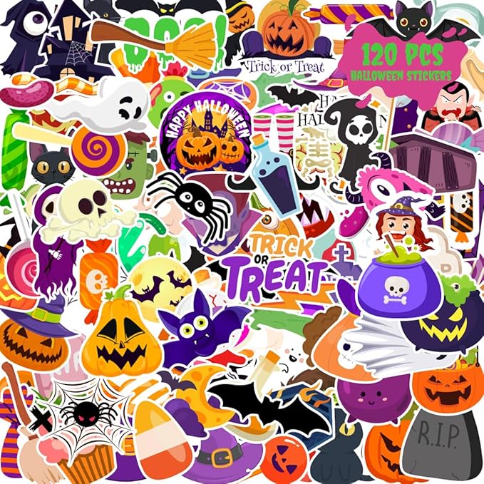 120 Pcs Halloween Stickers, Halloween Stickers - Image 8