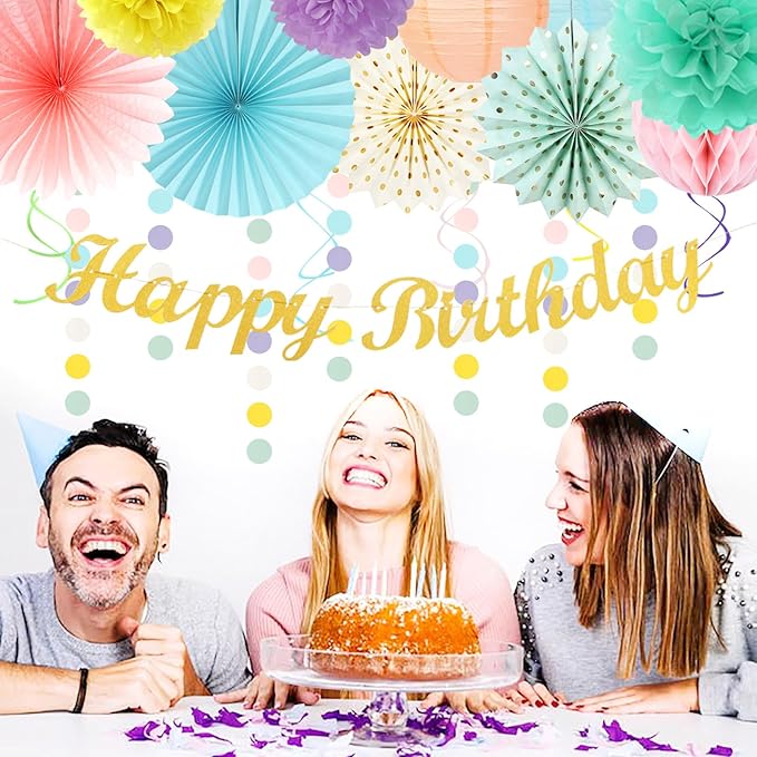 Pastel-Rainbow Classroom Girls Birthday Party-Decorations - Image 7