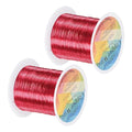 2-Rolls 0.2mm Jewelry Wire, 32 Gauge 328FT Craft Wire Copper Beading Wire by MMETERXITY