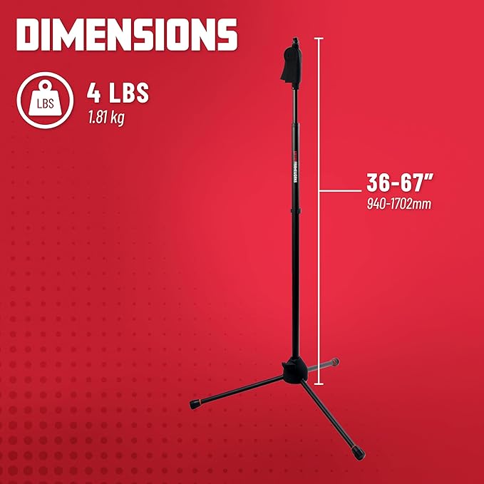 Gator Frameworks Deluxe Tripod Microphone Stand - Image 7