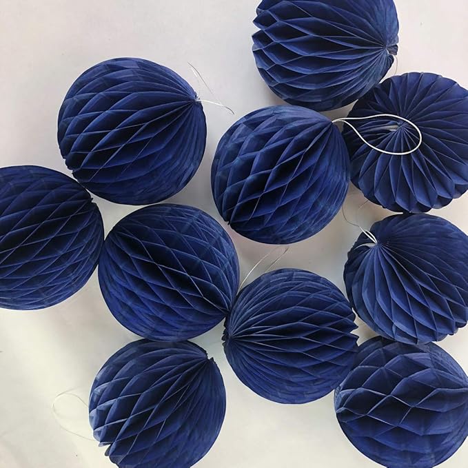 20pcs Honeycomb Decoration Paper Flower Balls Tissue Paper Pom Poms by ZGjoy