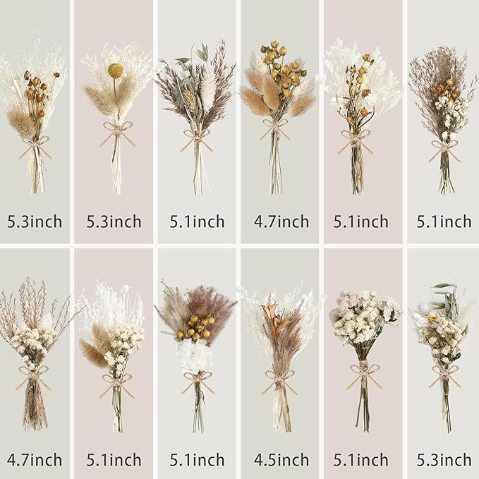 10/12/24/36 Pack Mini Dried Flowers - Image 2