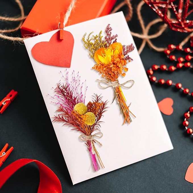 10/12/24 Pack Dried Flowers for Vase Various Mini Bouquet Dried Small - Image 6