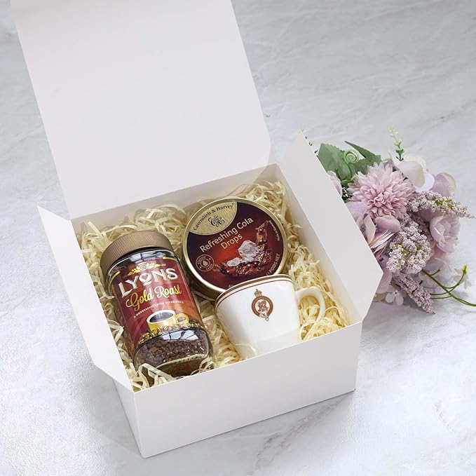 GEFTOL Gift Box 20 Pack 8 x 8 x 4 inches Fold Box Paper Gift Box Bridesmaids - Image 3