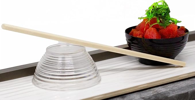 50 Pack 3 oz. Asian-Style Black Mini Plastic Bowl - Image 6