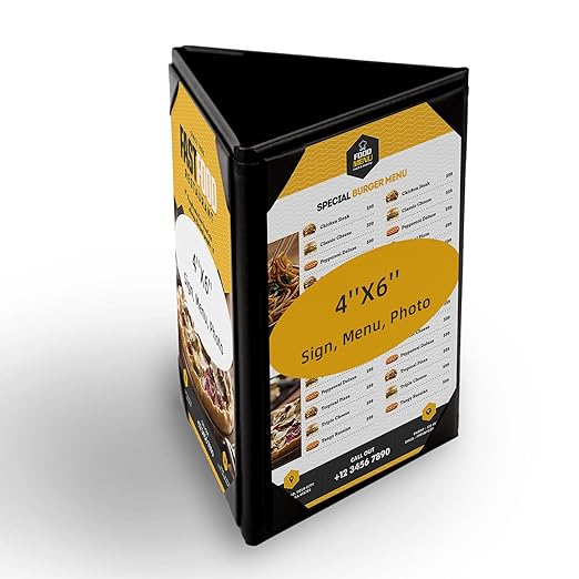 Menu Covers - Set of 10 Double-Sided Table Tent Cards by Unknown