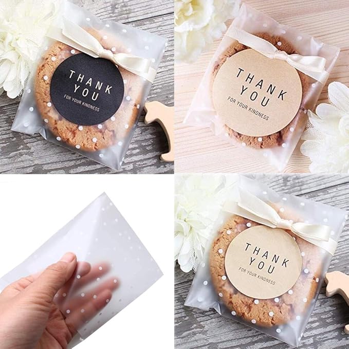 Self Adhesive Cookie Cellophane Treat Bags - Image 8