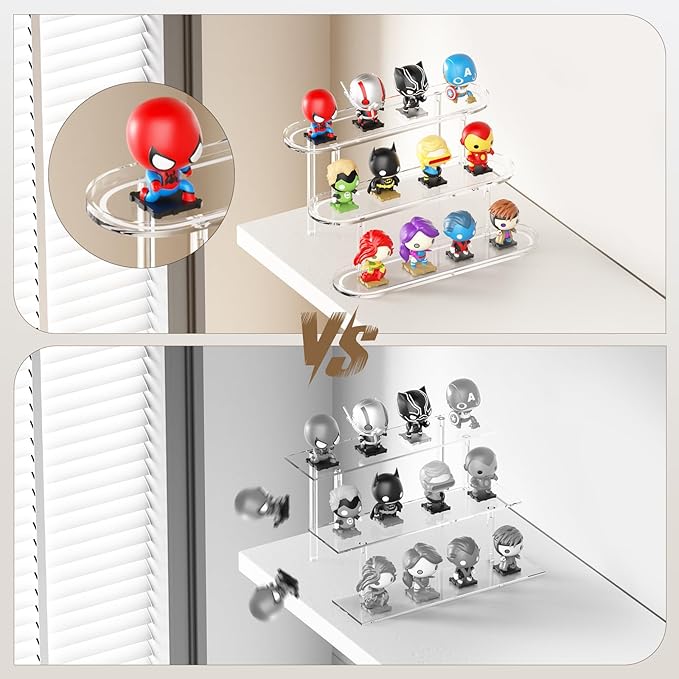 Acrylic Riser Display Shelf for  Funko-POP Figures, Floating - Image 5