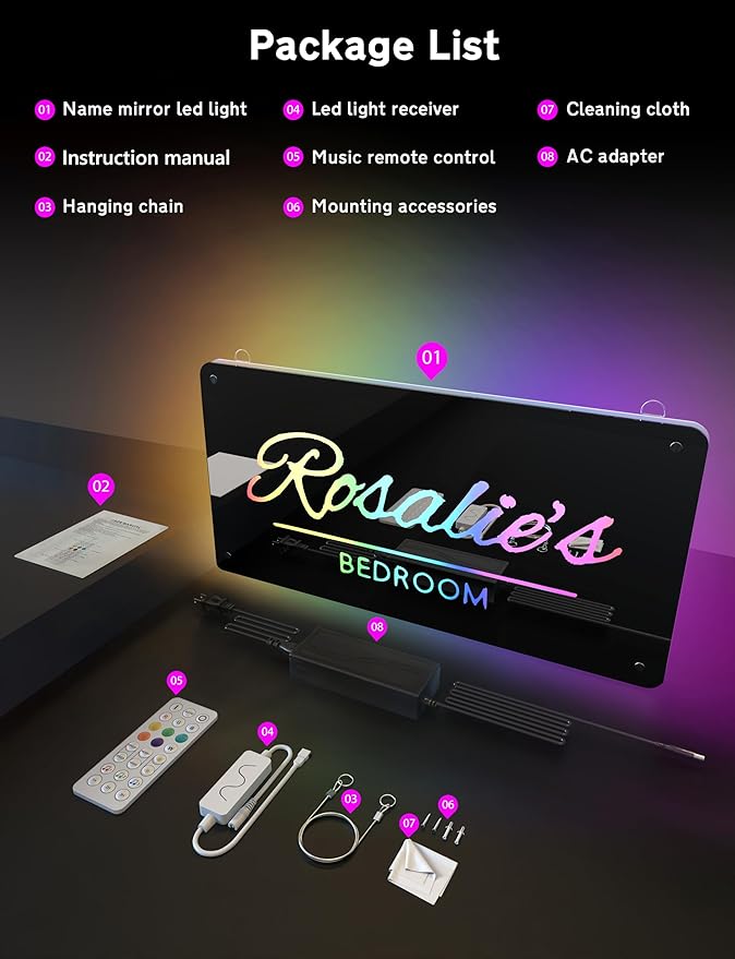 Custom Light up Mirror Signs for Business - Image 9