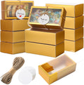 Roowest 50 Sets Kraft Soap Boxes Rectangle Packaging Box by Roowest