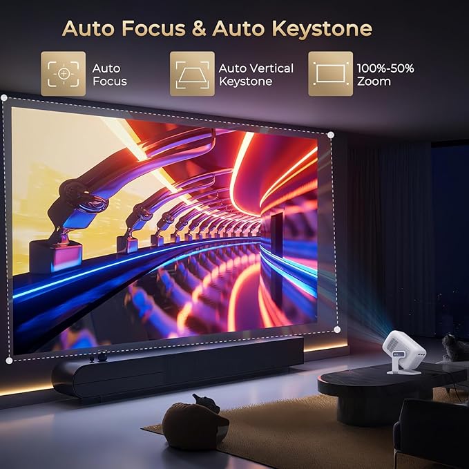 WEMI Native 1080P Smart Mini Projector - Image 5