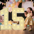 Marquee Light Up Numbers: 3FT Large Decorative Letters Signs by Unknown