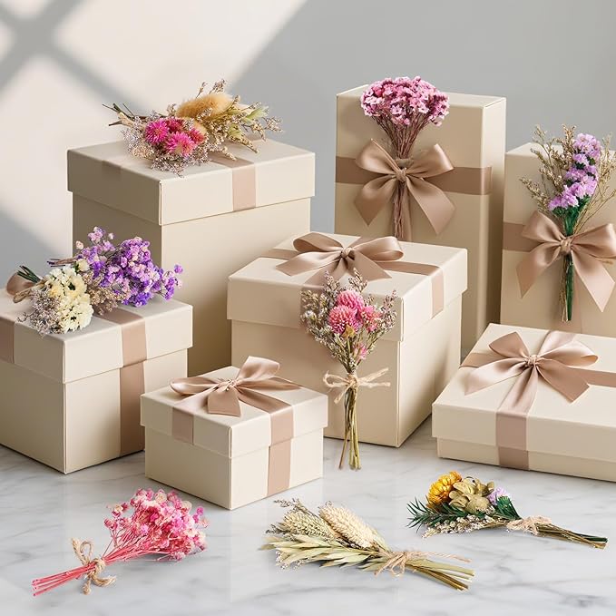 12/24 PCS Charming Dried Flowers Bouquet - Image 5
