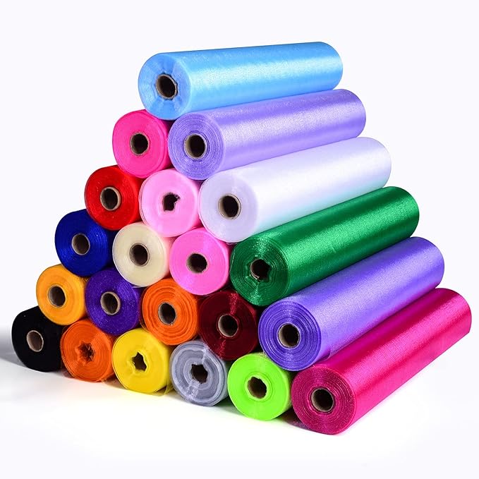Crystal Organza Fabric Tulle - Image 6