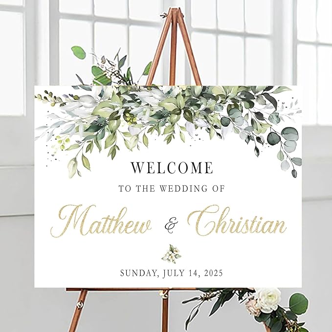 Welcome Sign Wedding With Stand, Welcome To Our Forever Wedding Sign, Wedding - Image 3