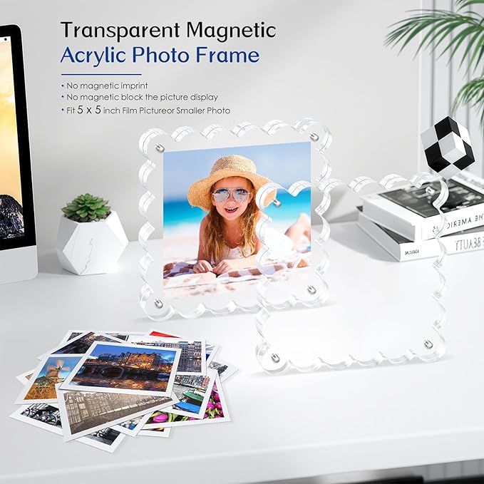 Acrylic Picture Frames .5×5inch 2Pack - Image 3