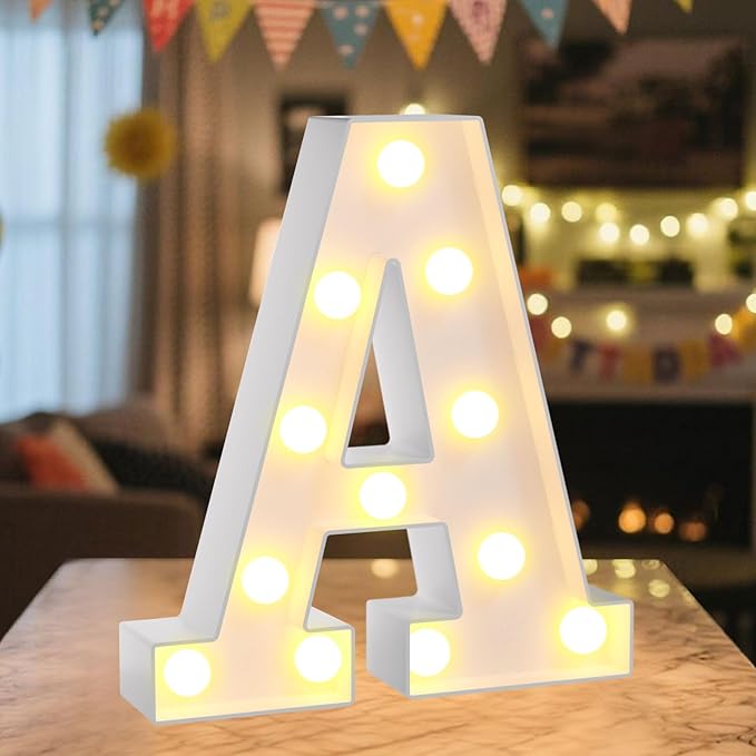LED Marquee Light Up Letters Sign by NANXU