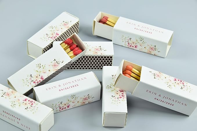 10 Boxes - Customized Matchboxes Colorful Tips - Image 4